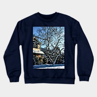 Magnolia in Snow Crewneck Sweatshirt